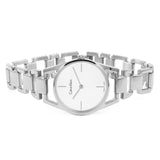 Buy Shop Calvin Klein Dainty Silver Dial Silver Steel Strap Watch for Women - K7L23146 USA Online