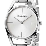 Buy Shop Calvin Klein Dainty Silver Dial Silver Steel Strap Watch for Women - K7L23146 USA Online