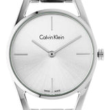 Buy Shop Calvin Klein Dainty Silver Dial Silver Steel Strap Watch for Women - K7L23146 USA Online