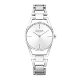 Buy Shop Calvin Klein Dainty Silver Dial Silver Steel Strap Watch for Women - K7L23146 USA Online