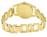 Buy Shop Calvin Klein Dainty White Dial Gold Steel Strap Watch for Women - K7L23546 USA Online