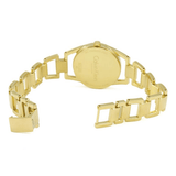 Buy Shop Calvin Klein Dainty White Dial Gold Steel Strap Watch for Women - K7L23546 USA Online