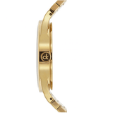 Buy Shop Calvin Klein Dainty White Dial Gold Steel Strap Watch for Women - K7L23546 USA Online