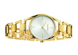 Buy Shop Calvin Klein Dainty White Dial Gold Steel Strap Watch for Women - K7L23546 USA Online