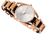 Buy Shop Calvin Klein Dainty White Dial Rose Gold Steel Strap Watch for Women - K7L23646 USA Online
