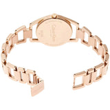 Buy Shop Calvin Klein Dainty White Dial Rose Gold Steel Strap Watch for Women - K7L23646 USA Online