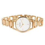 Buy Shop Calvin Klein Dainty White Dial Rose Gold Steel Strap Watch for Women - K7L23646 USA Online