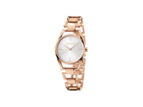 Buy Shop Calvin Klein Dainty White Dial Rose Gold Steel Strap Watch for Women - K7L23646 USA Online
