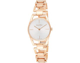 Buy Shop Calvin Klein Dainty White Dial Rose Gold Steel Strap Watch for Women - K7L23646 USA Online