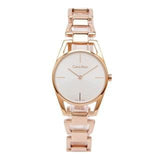 Buy Shop Calvin Klein Dainty White Dial Rose Gold Steel Strap Watch for Women - K7L23646 USA Online