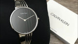 Buy Shop Calvin Klein Drift Black Dial Silver Steel Strap Watch for Women - K6S2N111 USA Online