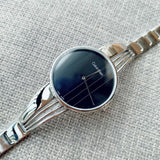 Buy Shop Calvin Klein Drift Black Dial Silver Steel Strap Watch for Women - K6S2N111 USA Online