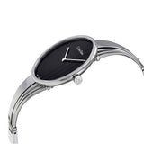 Buy Shop Calvin Klein Drift Black Dial Silver Steel Strap Watch for Women - K6S2N111 USA Online