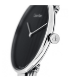 Buy Shop Calvin Klein Drift Black Dial Silver Steel Strap Watch for Women - K6S2N111 USA Online