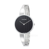 Buy Shop Calvin Klein Drift Black Dial Silver Steel Strap Watch for Women - K6S2N111 USA Online