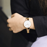 Buy Shop Calvin Klein Drift Silver Dial Gold Steel Strap Watch for Women - K6S2N516 USA Online