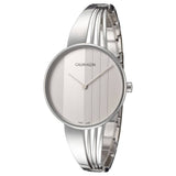 Buy Shop Calvin Klein Drift Silver Dial Silver Steel Strap Watch for Women - K6S2N116 USA Online