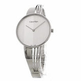 Buy Shop Calvin Klein Drift Silver Dial Silver Steel Strap Watch for Women - K6S2N116 USA Online