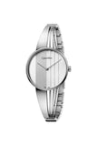 Buy Shop Calvin Klein Drift Silver Dial Silver Steel Strap Watch for Women - K6S2N116 USA Online