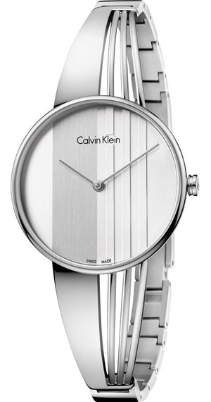 Buy Shop Calvin Klein Drift Silver Dial Silver Steel Strap Watch for Women - K6S2N116 USA Online