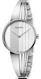 Buy Shop Calvin Klein Drift Silver Dial Silver Steel Strap Watch for Women - K6S2N116 USA Online