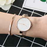 Buy Shop Calvin Klein Drift White Dial Rose Gold Steel Strap Watch for Women - K6S2N616 USA Online