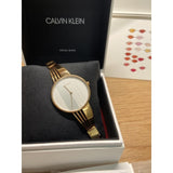 Buy Shop Calvin Klein Drift White Dial Rose Gold Steel Strap Watch for Women - K6S2N616 USA Online