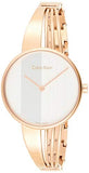 Buy Shop Calvin Klein Drift White Dial Rose Gold Steel Strap Watch for Women - K6S2N616 USA Online