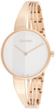 Buy Shop Calvin Klein Drift White Dial Rose Gold Steel Strap Watch for Women - K6S2N616 USA Online