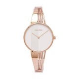 Buy Shop Calvin Klein Drift White Dial Rose Gold Steel Strap Watch for Women - K6S2N616 USA Online