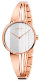 Buy Shop Calvin Klein Drift White Dial Rose Gold Steel Strap Watch for Women - K6S2N616 USA Online