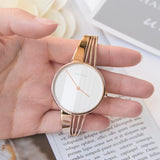 Calvin Klein Drift White Dial Rose Gold Steel Strap Watch for Women - K6S2N616