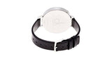Buy Shop Calvin Klein Equal Black Dial Black Leather Strap Watch for Women - K3E231C1 USA Online