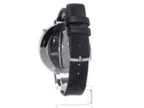Buy Shop Calvin Klein Equal Black Dial Black Leather Strap Watch for Women - K3E231C1 USA Online