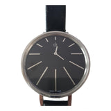 Buy Shop Calvin Klein Equal Black Dial Black Leather Strap Watch for Women - K3E231C1 USA Online