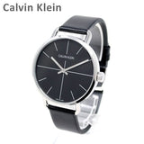 Buy Shop Calvin Klein Evan Black Dial Black Leather Strap Watch for Men - K7B211CZ USA Online