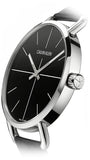 Buy Shop Calvin Klein Evan Black Dial Black Leather Strap Watch for Men - K7B211CZ USA Online