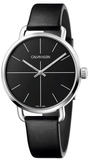 Buy Shop Calvin Klein Evan Black Dial Black Leather Strap Watch for Men - K7B211CZ USA Online