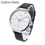 Buy Shop Calvin Klein Evan White Dial Black Leather Strap Watch for Women - K7B231CY USA Online