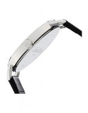 Buy Shop Calvin Klein Even Black Dial Black Leather Strap Watch for Women - K7B211C1 USA Online