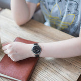 Buy Shop Calvin Klein Even Black Dial Black Leather Strap Watch for Women - K7B231C1 USA Online