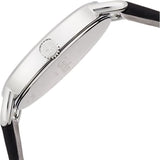 Buy Shop Calvin Klein Even Black Dial Black Leather Strap Watch for Women - K7B231C1 USA Online