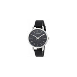 Buy Shop Calvin Klein Even Black Dial Black Leather Strap Watch for Women - K7B231C1 USA Online
