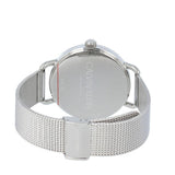 Buy Shop Calvin Klein Even Black Dial Silver Mesh Bracelet Watch for Women - K7B21121 USA Online