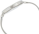 Buy Shop Calvin Klein Even Black Dial Silver Mesh Bracelet Watch for Women - K7B21121 USA Online
