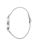 Buy Shop Calvin Klein Even Black Dial Silver Mesh Bracelet Watch for Women - K7B21121 USA Online