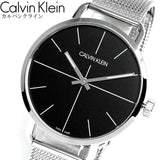 Buy Shop Calvin Klein Even Black Dial Silver Mesh Bracelet Watch for Women - K7B21121 USA Online