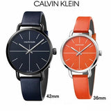 Buy Shop Calvin Klein Even Blue Dial Blue Leather Strap Watch for Men - K7B214VN USA Online
