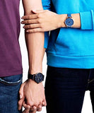 Buy Shop Calvin Klein Even Blue Dial Blue Leather Strap Watch for Men - K7B214VN USA Online