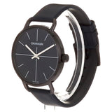 Buy Shop Calvin Klein Even Blue Dial Blue Leather Strap Watch for Men - K7B214VN USA Online